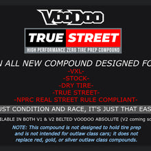 Load image into Gallery viewer, VOODOO ABSOLUTE ZERO BELTED SLICK 2.2/3.0 CHOOSE COMPOUND (PAIR)
