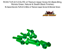 Load image into Gallery viewer, 9919 TLR 22 5.0 ELITE UPPER SCREW KIT
