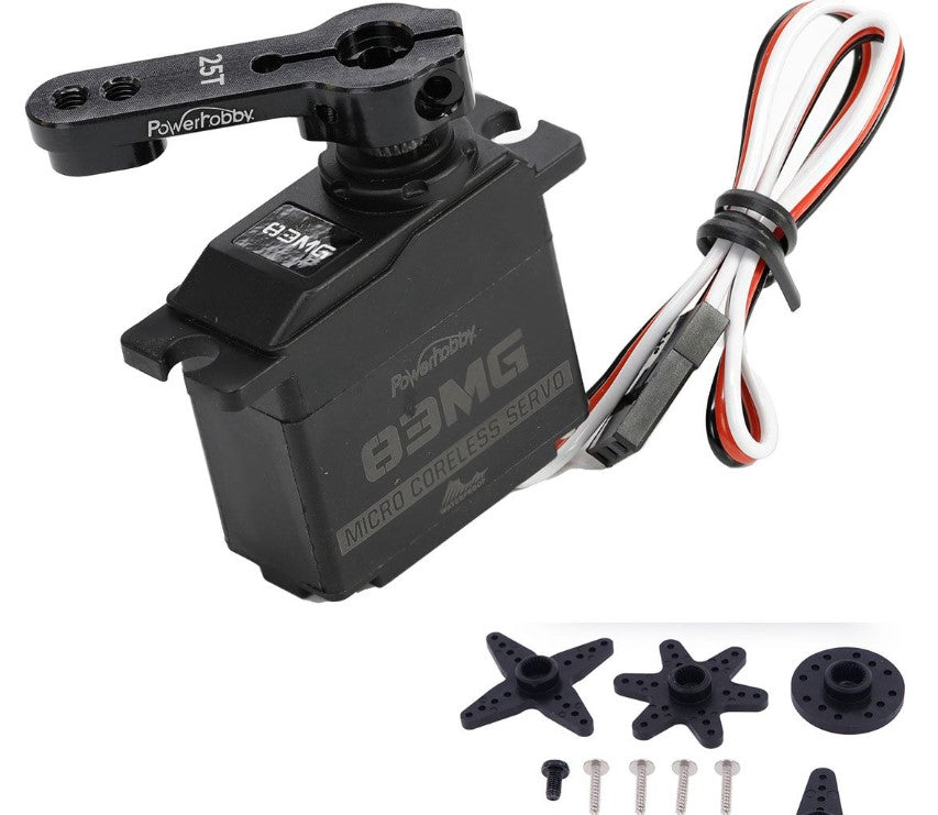 PHB83MG 1/16 MICRO METAL GEAR SERVO-83MG – Five Star Hobbies