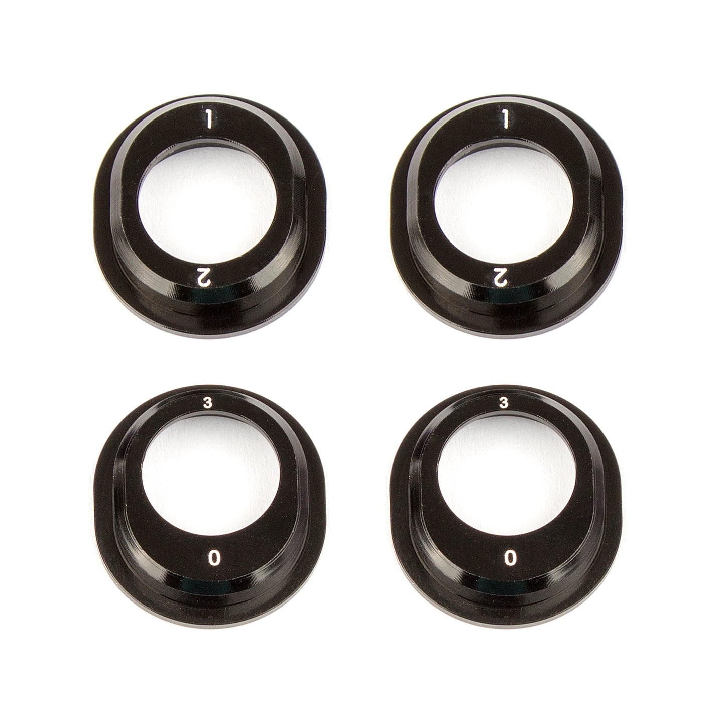 91793 RC10B6.1 ALUMINUM DIFFERENTIAL HEIGHT INSERTS