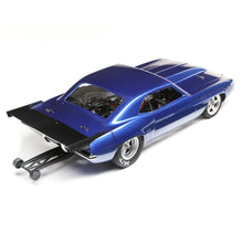 Load image into Gallery viewer, LOS03035T2 69 CAMARO 22S NO PREP DRAG CAR (BLUE) RTR
