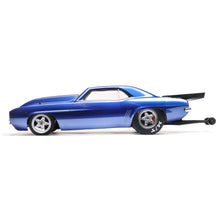 Load image into Gallery viewer, LOS03035T2 69 CAMARO 22S NO PREP DRAG CAR (BLUE) RTR