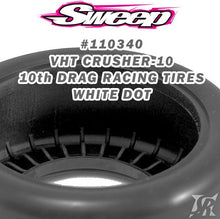 Load image into Gallery viewer, 110340 WHITE DOT (MEDIUM) VHT CRUSHER-10 DRAG SLICK W/O FOAM