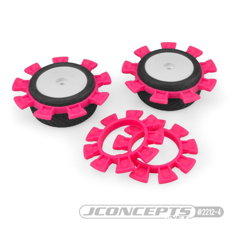 2212-4 TIRE GLUING RUBBER BANDS (PINK)