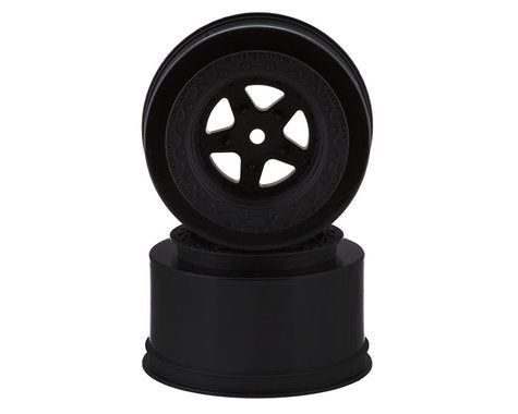 3408B JConcepts Starfish Mambo Street Eliminator Rear Drag Racing Wheels (Black) (2) w/12mm Hex