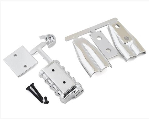 73543 RPM SHOTGUN STYLE MOCK INTAKE & BLOWER SET FOR MOST 1/8TH & 1/10TH SCALE BODIES CHROME