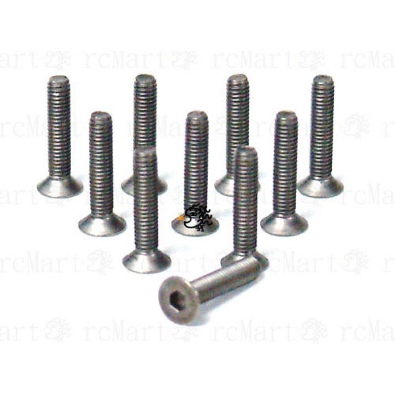 BHF-316 3X16MM FLATHEAD TITANIUM SCREWS