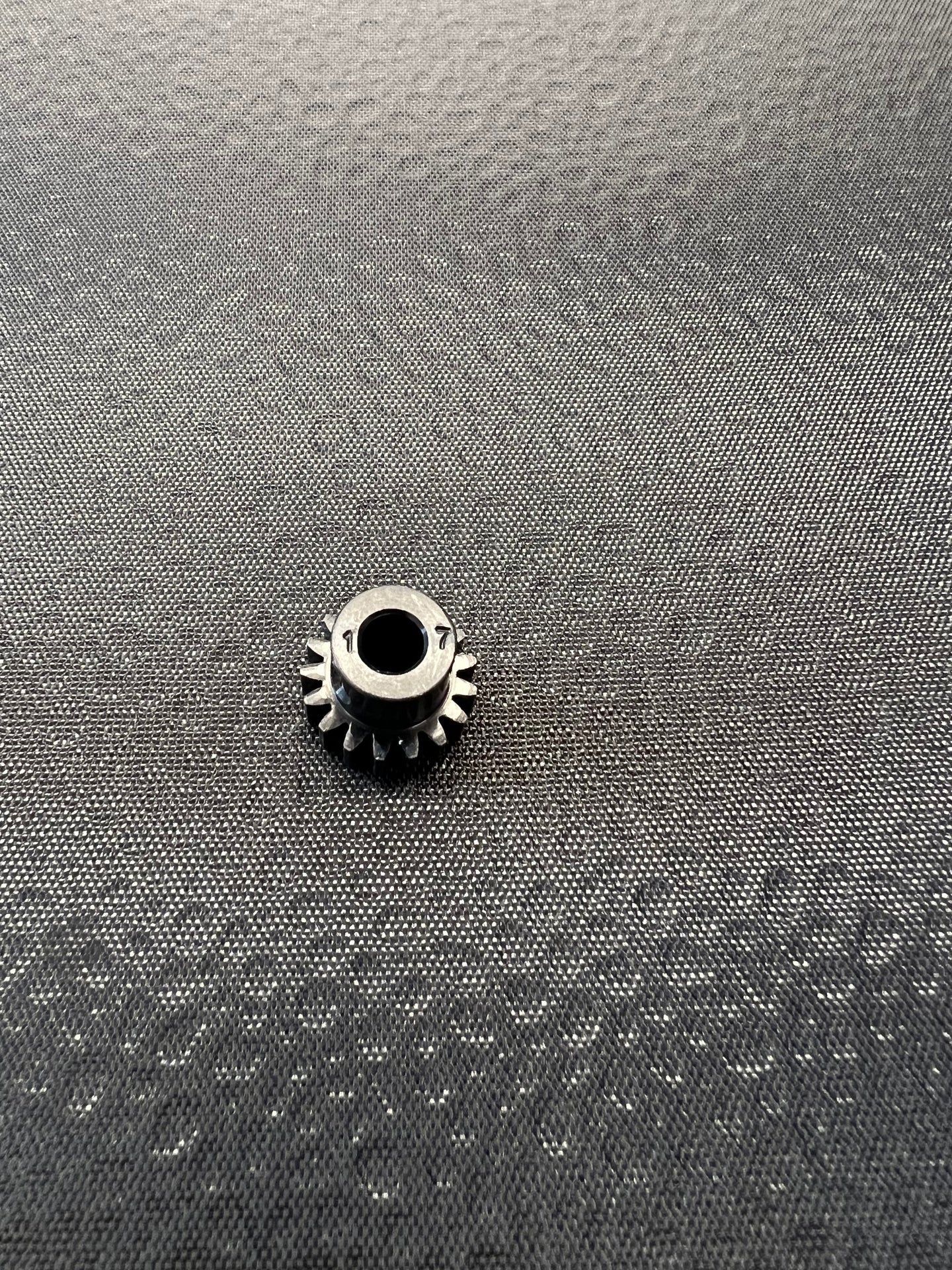 32 PITCH 3MM SHAFT ALUMINUM PINION GEAR ANODIZED BLACK
