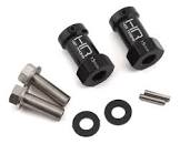 HRASCX10FT01 HOT RACING WHEEL HUB EXTENSIONS W/12MM HEX 15MM LONG