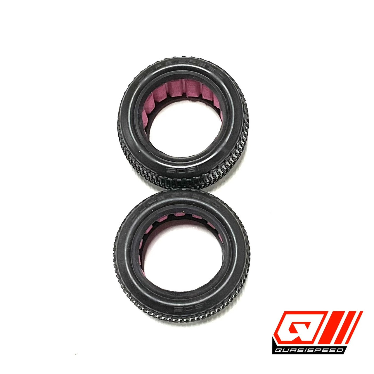 QS-1602 REAR TIRES WITH INSERT (PAIR)