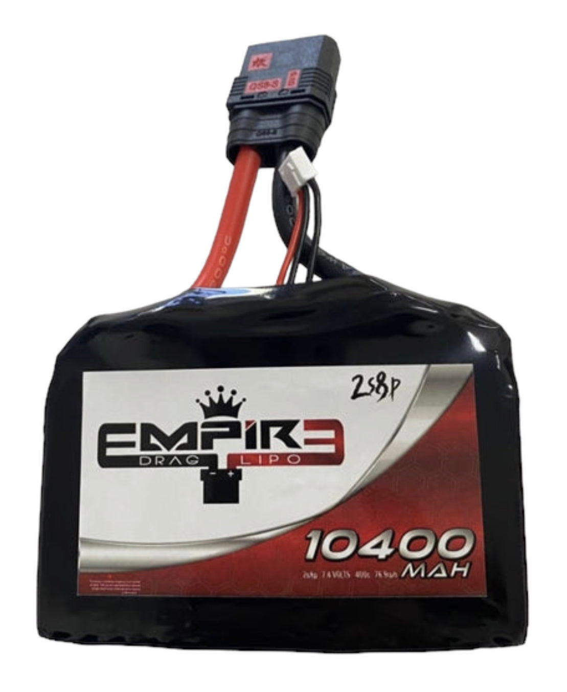 EDL2S8P10400MAH 2S8P 10,400 MAH DRAG LIPO