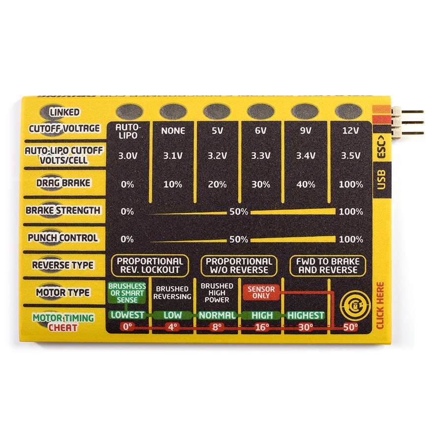 010-0063-00 CASTLE FIELD TUNING CARD
