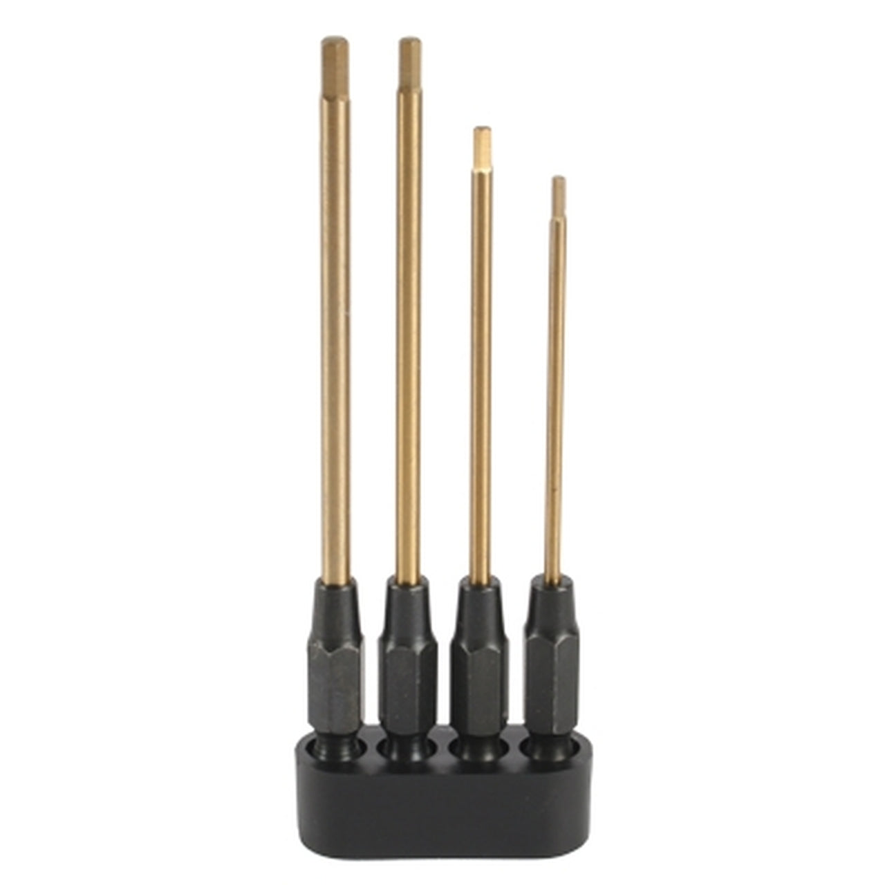 15100 TITAN COMPLETE SET OF HEX BIT TIPS WITH PLASTIC HOLDER