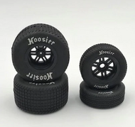 1RC5523 FR/RR Tires & Wheels, Black, 1/18 Sprint (4)