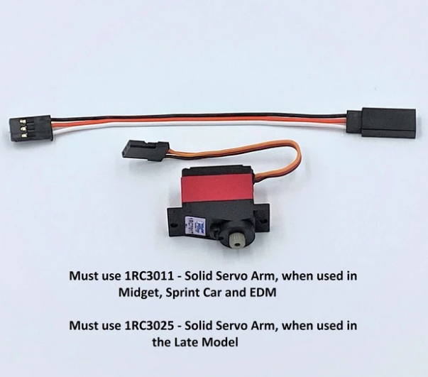 1RC7017 Steering Servo, Digital, Metal Gear, 18th Scale