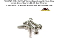 Load image into Gallery viewer, 9919 TLR 22 5.0 ELITE UPPER SCREW KIT

