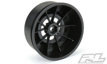 Load image into Gallery viewer, 2776-03 POMONA DRAG SPEC 2.2&quot; / 3.0&quot; BLACK WHEELS
