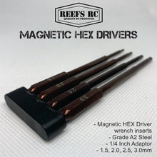 Load image into Gallery viewer, REEFS37 MAGNETIC HEX DRIVER/WRENCH INSERT
