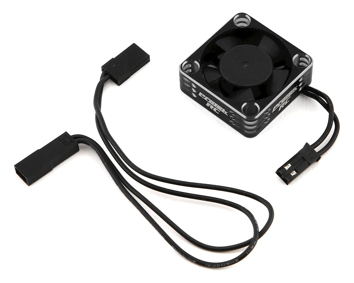 PTK-2111 PROTEK RC 30X30X10MM ALUMINUM HIGH SPEED HV COOLING FAN (SILVER/BLACK)