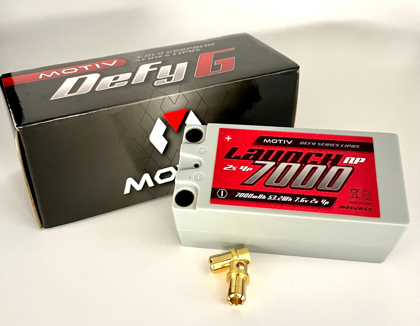 MOV0255 7000MAH 2S4P LAUNCH NP HARD CASE DRAG BATTERY