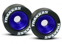 5186A  Wheels, aluminum (blue-anodized)