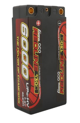GEA60002S213D5 Gens Ace Redline Series 6000mAh HardCase HV Shorty Lipo Battery