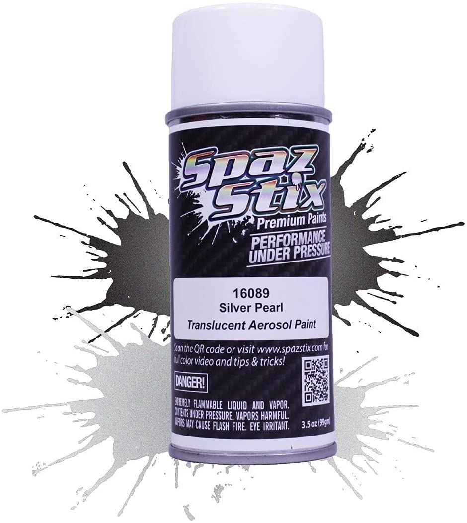 16089 Silver Pearl Translucent Aerosol Paint 3.5 oz Bottle