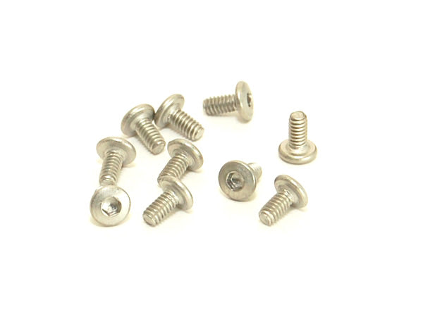 700624 M2X4 TITANIUM BUTTON HEAD HEX MACHINE SCREW 10 PCS