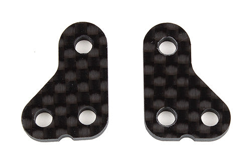 71144 RC10T6.2 Steering Arm, +1mm, carbon fiber