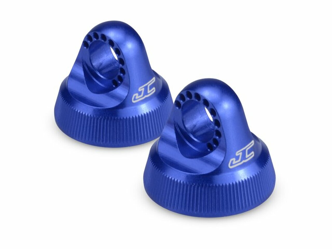2490-1 FIN, 12MM V2 SHOCK CAP (BLUE OR BLACK)(FITS ASSOCIATED 12MM SHOCKS)