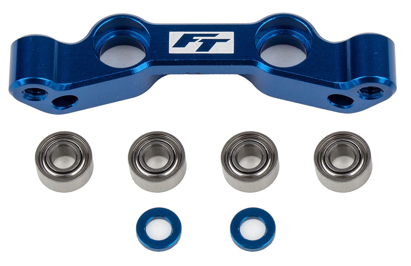 91984 RC10B6.4 STEERING RACK BLUE ALUMINUM