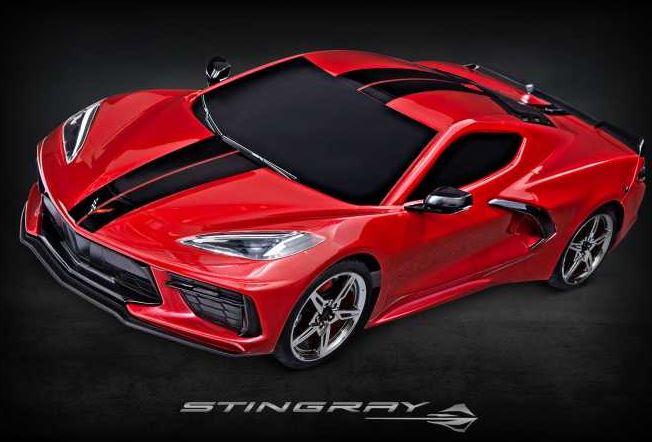93054-4 C8 Corvette Stingray 1/10 Scale RTR AWD On Road Car