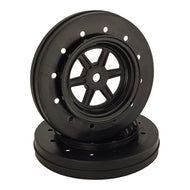 DER-GDF-AB GAMBLER ACCELERATOR DRAG WHEELS (4PCS) (BLACK)