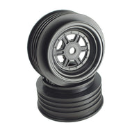 DER-GSF-AB BLACK GAMBLER SPRINT WHEELS (4PCS) (ASSOCIATED)