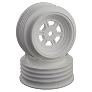 DER-GSF-AW WHITE GAMBLER SPRINT WHEELS (4PCS) (ASSOCIATED)