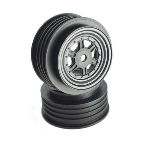 DER-GSF-LB BLACK GAMBLER SPRINT WHEELS (4PCS) (TLR)