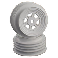 DER-GSF-LW WHITE GAMBLER SPRINT WHEELS (4PCS) (TLR)