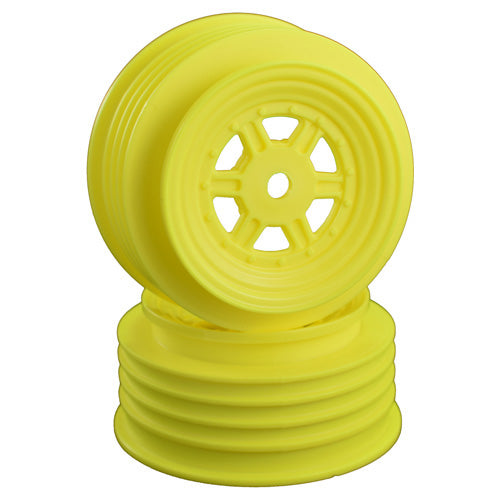 DER-GSF-LY YELLOW GAMBLER SPRINT WHEELS (4PCS) (TLR)