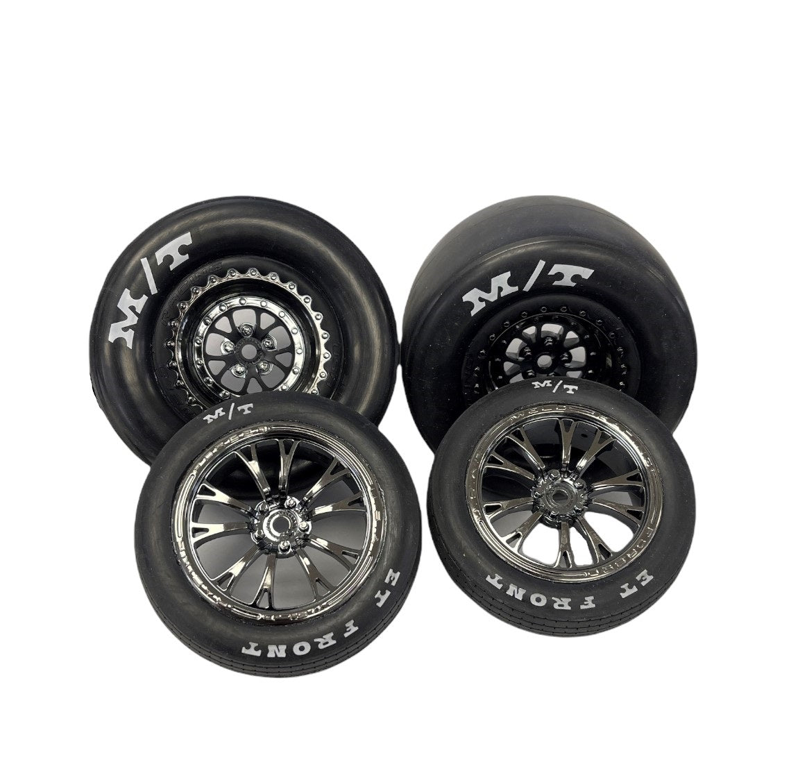 DRAG SLASH PREMOUNTED WHEELS AND TIRES (NEW TAKE OFF PART)