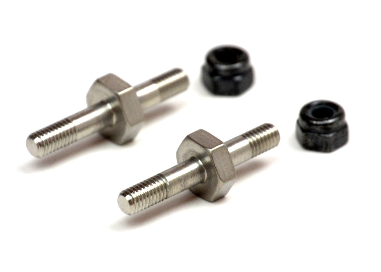 1743 B6 TITANIUM FRONT POSTS (2PCS)
