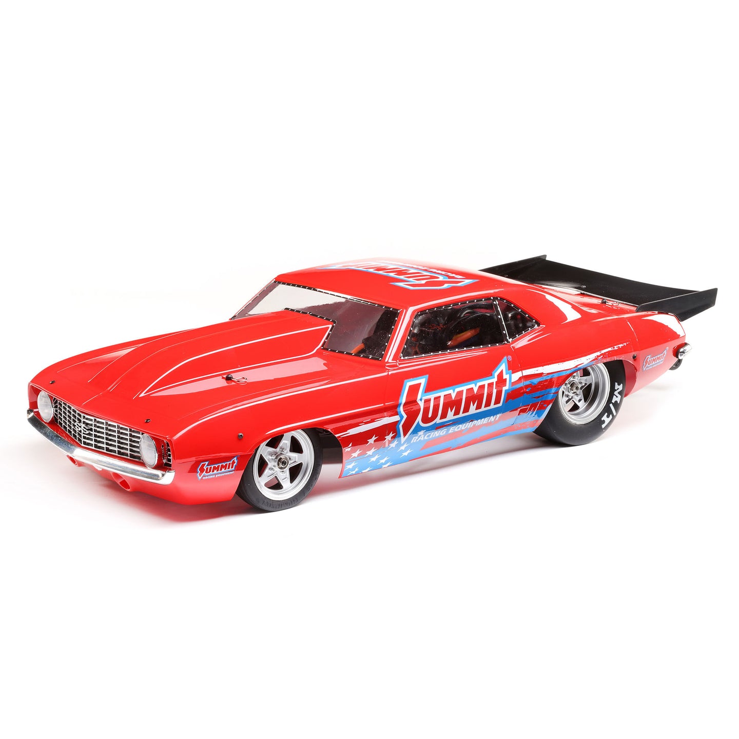 LOS03035T1 69 CAMARO 22S NO PREP DRAG CAR (SUMMIT RED) RTR