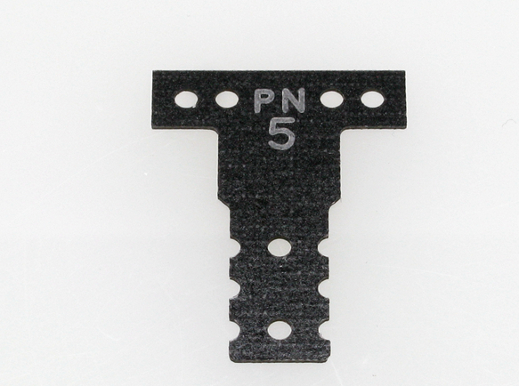 MR3045K MINI-Z MR03 MM G10 BLACK FIBER GLASS T-PLATE #5