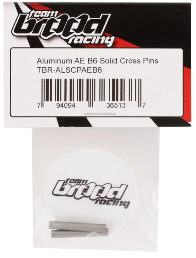 TBR-ALSCPAEB6 TEAM BRODD RACING ALUMINUM AE B6 SOLID CROSS PINS