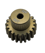 Load image into Gallery viewer, 16T THRU 20T 32 PITCH ALUM PINION GEARS 3MM SOLD INDIVIDUALLY
