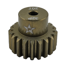 Load image into Gallery viewer, 16T THRU 20T 32 PITCH ALUM PINION GEARS 3MM SOLD INDIVIDUALLY
