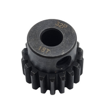 Load image into Gallery viewer, 16T THRU 22T 32PITCH STEEL PINION 5MM SOLD INDIVIDUALLY
