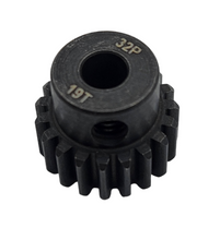 Load image into Gallery viewer, 16T THRU 22T 32PITCH STEEL PINION 5MM SOLD INDIVIDUALLY
