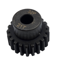Load image into Gallery viewer, 16T THRU 22T 32PITCH STEEL PINION 5MM SOLD INDIVIDUALLY
