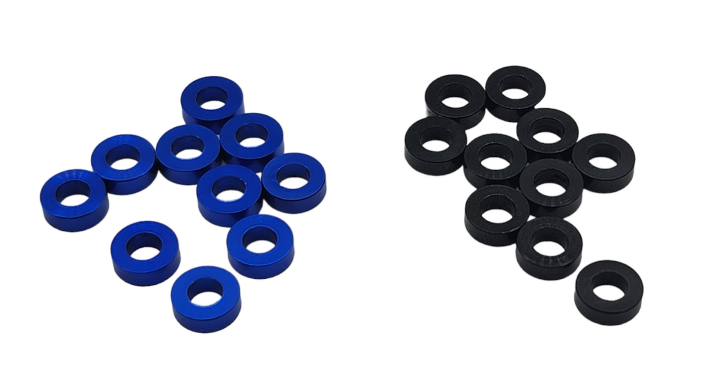 FS 3MM ALUMINUM SPACERS SOLD IN PACKS OF 10