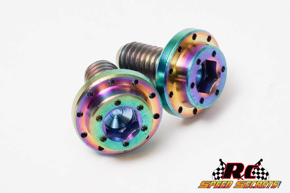 9909 LOW PROFILE TITANIUM MOTOR SCREWS